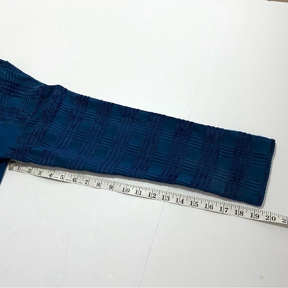 WORTH New York Blue Cowl Neck Long Sleeve Top Size Large - Picture 11 of 11
